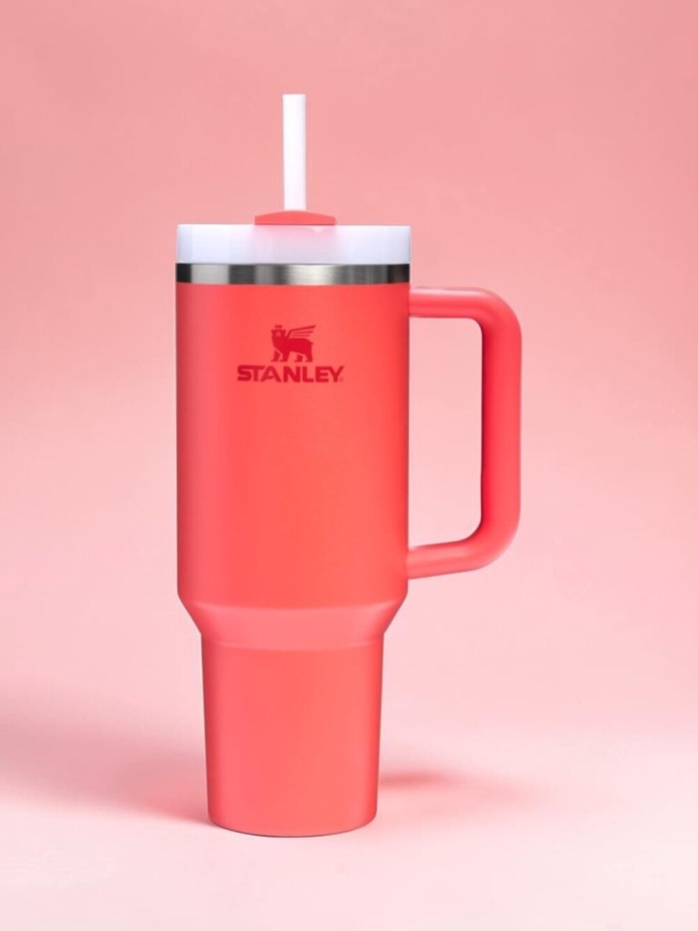 Stanley Quencher Tumbler with Handle & Straw 30oz Cup Holder Compatible